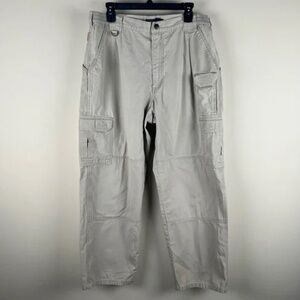 5.11 + Tactical Pants Men's Size 36x32 Khaki Cargo Pockets Jeans Hiking